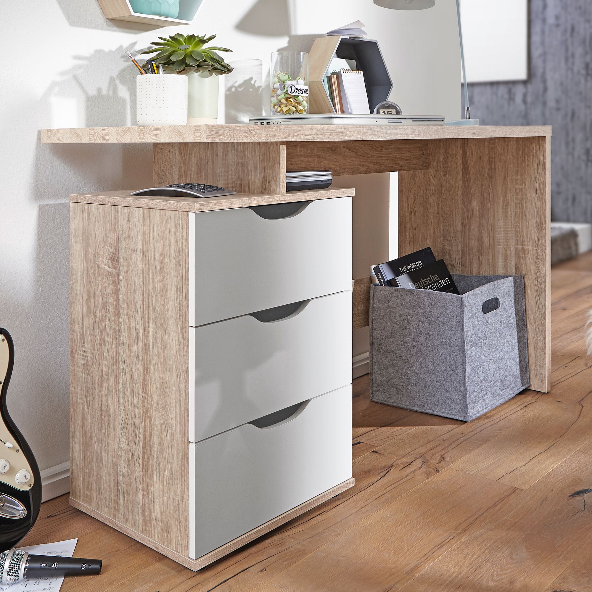 40532-WOHNLING-Schreibtisch-SAMO-120-x-76-x-53-cm-mit-3-Schubladen-in-Sonoma-Weiss---Computertisch-modern-fuer-Jugendliche---Laptoptisch-platzsparend-mit-Ablage-Sekretaer--Kinderschreibti.jpg