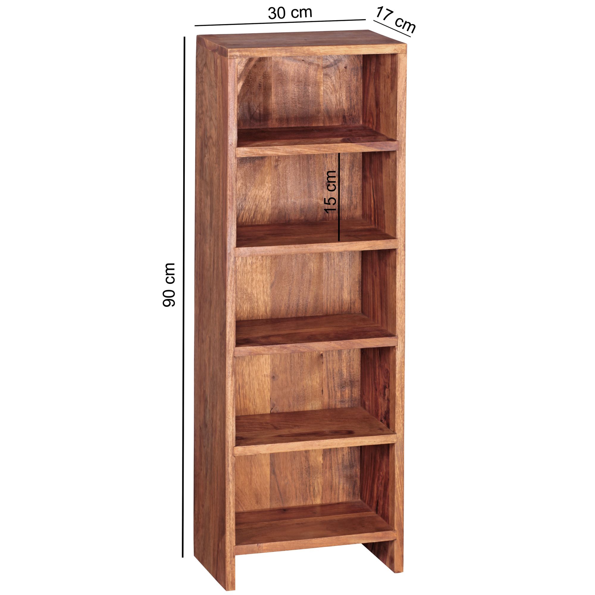 40335-WOHNLING-CD-Regal-MUMBAI-Massivholz-Sheesham-Standregal-90-cm-hoch-CD-Aufbewahrung-5-Faecher-Buecherregal-natur-Landhaus-Stil--Flur--holz-massiv--klein--Echtholz--indisch--landha_11.jpg