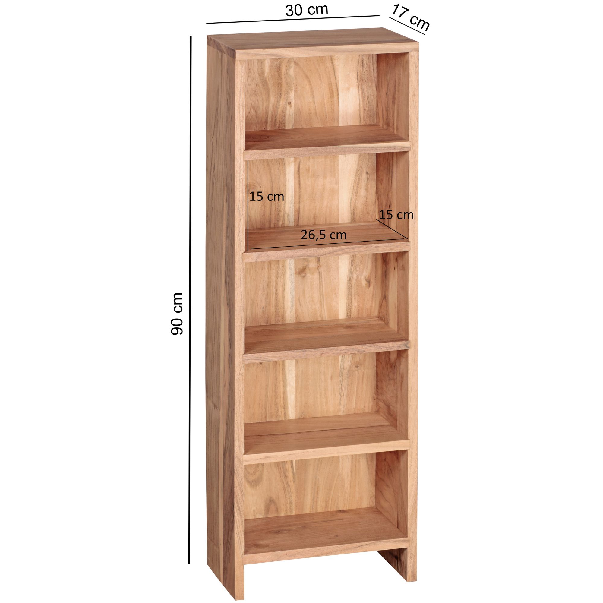 40336-WOHNLING-CD-Regal-MUMBAI-Massivholz-Akazie-Standregal-90-cm-hoch-CD-Aufbewahrung-5-Faecher-Buecherregal-natur-Landhaus-Stil--Flur--holz-massiv--klein--Echtholz--indisch--landhauss_3.jpg